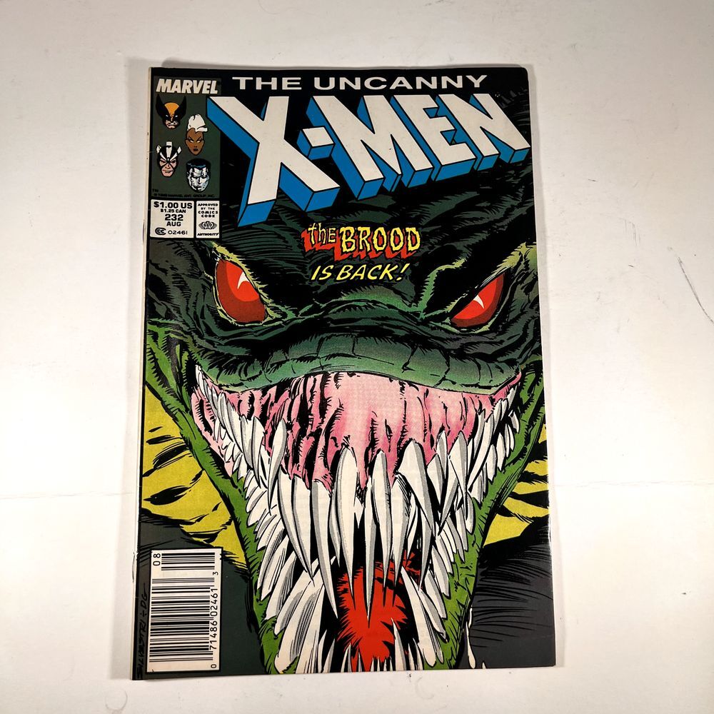 Uncanny X-Men #232 1st App Brood Mutants Newsstand Variant‎ Good Condition
